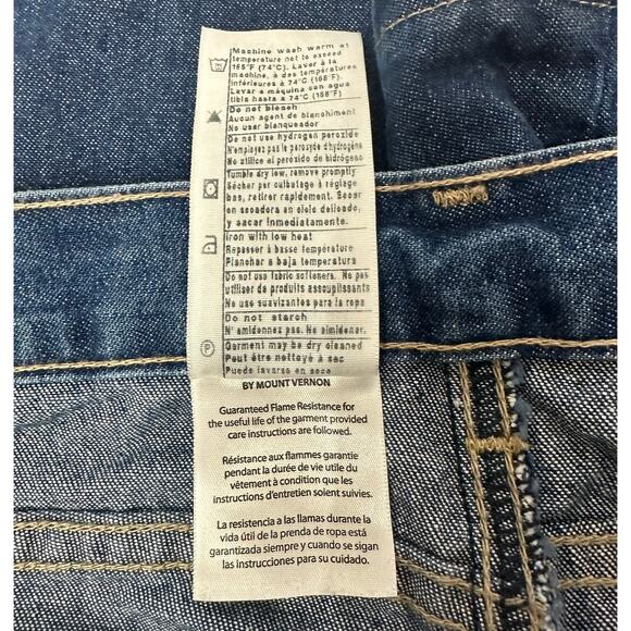 Carhartt Men's Fire-Resistant Blue Jeans NFPA 2112 Cat 2 Relaxed Fit 40X32 - Picture 6 of 11